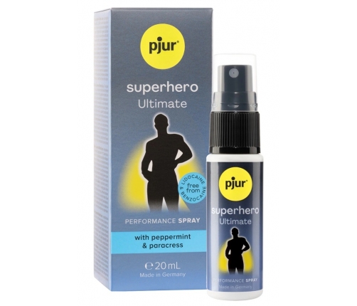 pjur Superhero Ultimate Spray 20ml - Innovative Delay Formula for Men