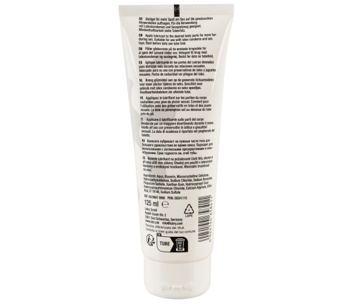 HOT GP Sensual Fluid 125ml Water-Based Vegan Formula Clear Gel
