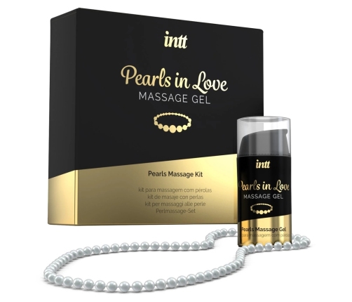 intt Pearls in Love Massage Kit with Silicone Gel & Pearl Necklace 15ml