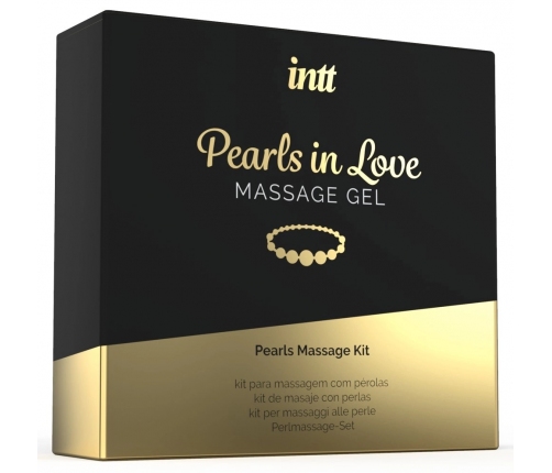 intt Pearls in Love Massage Kit with Silicone Gel & Pearl Necklace 15ml