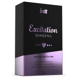 intt Excitation Ginseng Gel 15ml - Botanical Intimate Enhancer for Women