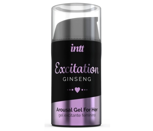intt Excitation Ginseng Gel 15ml - Botanical Intimate Enhancer for Women