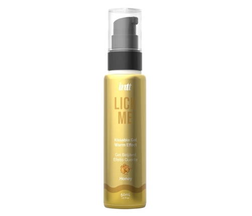 intt Lick Me Honey Edible Gel 50ml with Warming Effect and Honey Aroma