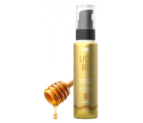 intt Lick Me Honey Edible Gel 50ml with Warming Effect and Honey Aroma
