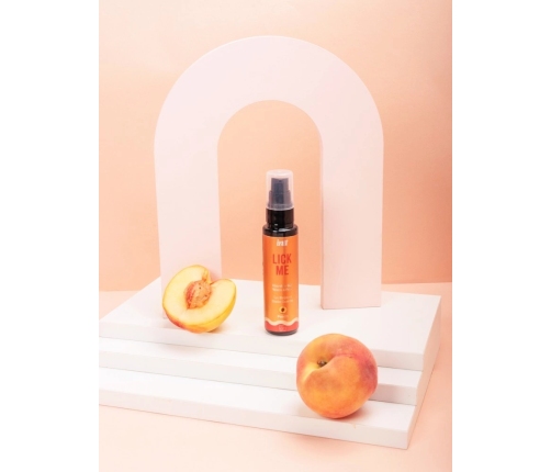 intt Lick Me Peach Edible Gel 50 ml - Warming Formula, Fruity Aroma