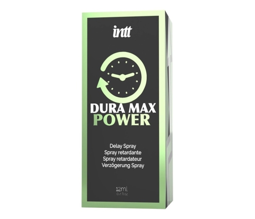 intt Dura Max Power Delay Spray 12ml - Long-Lasting Formula for Men