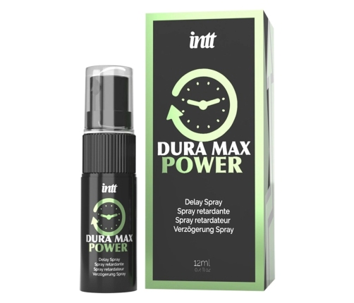 intt Dura Max Power Delay Spray 12ml - Long-Lasting Formula for Men