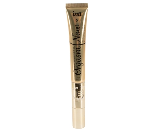 intt Orgasm Now 15ml Stimulation Gel with Vibrating Applicator, Tutti-Frutti
