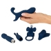 Magic Shiver Multi-Function Set with 5 Silicone Attachments, Black