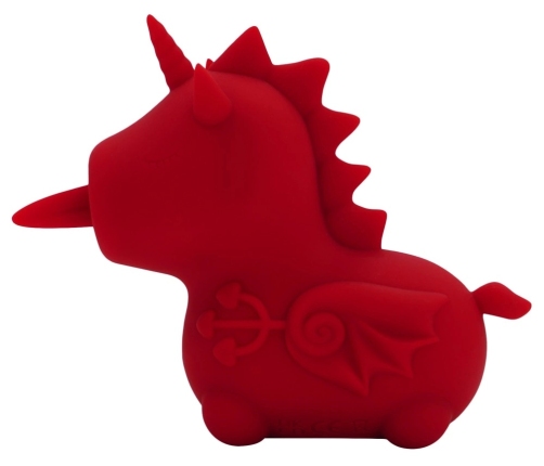 Unihorn Blaze Diablo Tongue-Motion Silicone Intimate Device 9cm Red