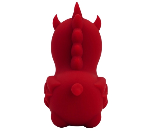 Unihorn Blaze Diablo Tongue-Motion Silicone Intimate Device 9cm Red
