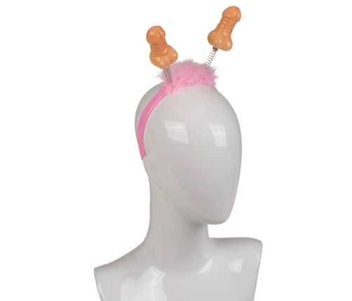You2Toys Party Headband Pink with Plush Spring Elements 25 cm