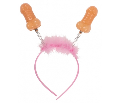 You2Toys Party Headband Pink with Plush Spring Elements 25 cm