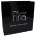 Abierta Fina Paper Gift Bags 30x10x30cm Glossy White Set of 25