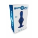 TOYJOY The Batter Metal Blue Silicone Anal Plug, Tapered, Wide Base