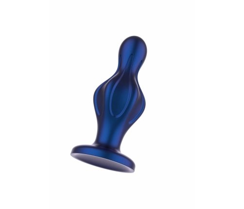 TOYJOY The Batter Metal Blue Silicone Anal Plug, Tapered, Wide Base