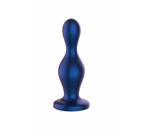 TOYJOY The Hitter Metal Blue Silicone Anal Plug - Tapered Base Design