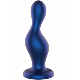 TOYJOY The Hitter Metal Blue Silicone Anal Plug - Tapered Base Design