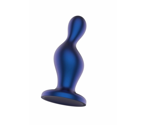 TOYJOY The Hitter Metal Blue Silicone Anal Plug - Tapered Base Design