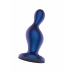 TOYJOY The Hitter Metal Blue Silicone Anal Plug - Tapered Base Design