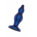 TOYJOY The Striker Metal Blue Silicone Anal Plug - Tapered, Safe Base