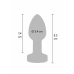 TOYJOY The Glider Vibrating Plug Medium Stainless Steel 7 Modes