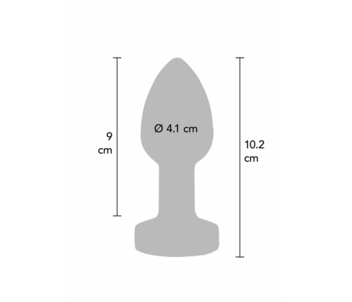 TOYJOY The Glider Vibrating Plug Large Stainless Steel 7 Modes USB