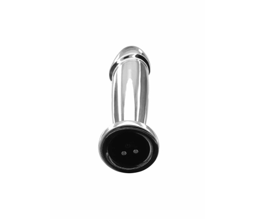 TOYJOY Buttocks The Intruder Vibrating Plug Metal Large USB Black