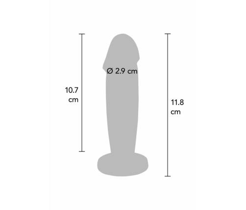 TOYJOY Buttocks The Intruder Vibrating Plug Metal Large USB Black