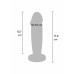 TOYJOY Buttocks The Intruder Vibrating Plug Metal Large USB Black