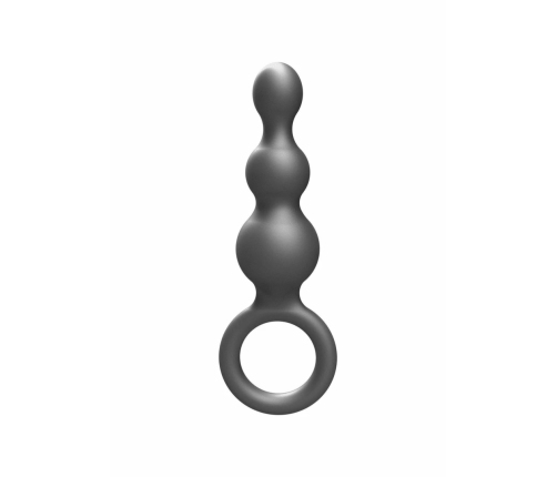 TOYJOY The Stuffer 3 Balls Plug Silicone Intimate Trainer Metallic