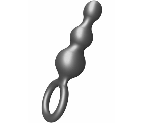 TOYJOY The Stuffer 3 Balls Plug Silicone Intimate Trainer Metallic