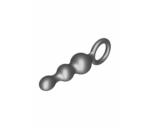 TOYJOY The Stuffer 3 Balls Plug Silicone Intimate Trainer Metallic