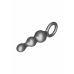 TOYJOY The Stuffer 3 Balls Plug Silicone Intimate Trainer Metallic