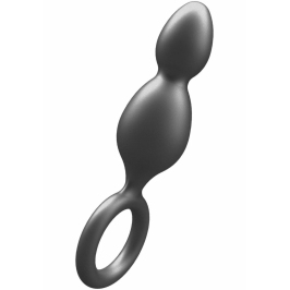 TOYJOY The Plugger 2 Balls Plug Silicone Metallic Finish 12 cm
