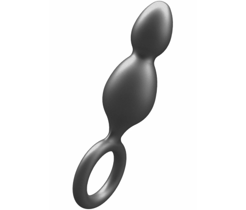 TOYJOY The Plugger 2 Balls Plug Silicone Metallic Finish 12 cm