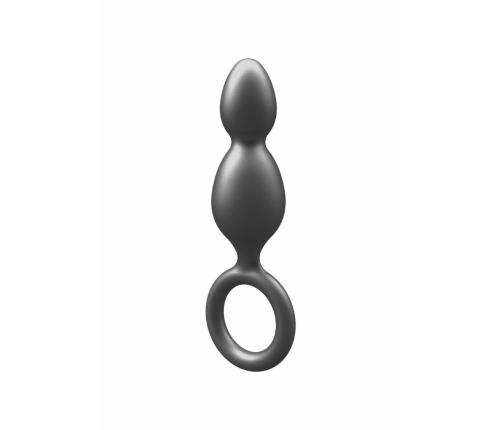 TOYJOY The Plugger 2 Balls Plug Silicone Metallic Finish 12 cm