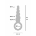 TOYJOY The Screw Plug Silicone Metallic Finish Medium Plug 8713221833075