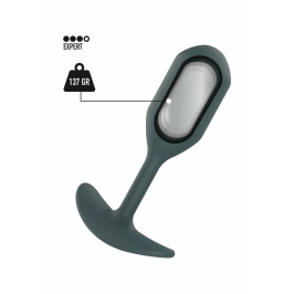 ToyJoy The Athlete Silicone Weighted Plug 12cm 230g Black