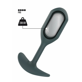 ToyJoy The Champ Silicone Weighted Plug 230g, 13cm, Black