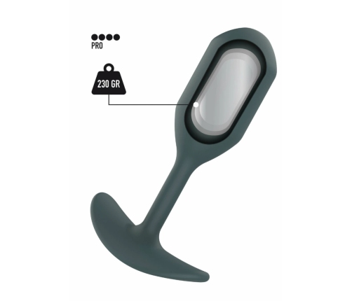 ToyJoy The Champ Silicone Weighted Plug 230g, 13cm, Black
