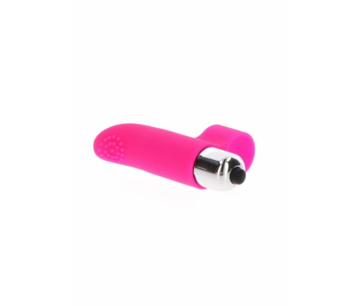 Tickle Pleaser Mini Silicone Finger Massager, 1-Speed, Purple