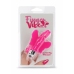 Butterfly Pleaser Mini Silicone Finger Massager, 1 Speed, Pink