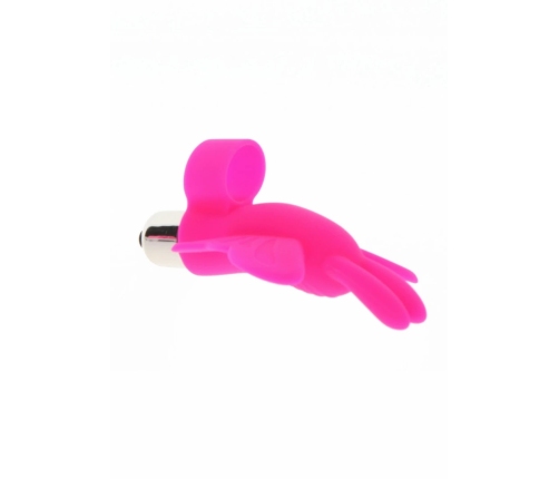 Butterfly Pleaser Mini Silicone Finger Massager, 1 Speed, Pink