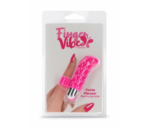 Tickle Pleaser Rechargeable Mini Silicone Finger Massager 7 Modes