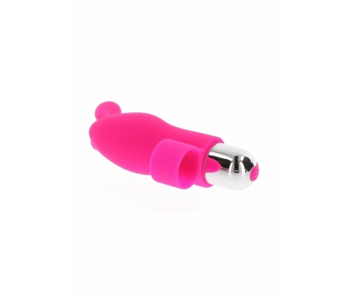 Bunny Pleaser Rechargeable Mini Silicone Finger Massager USB 7 Modes