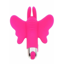 Butterfly Pleaser Rechargeable Mini Silicone Finger Massager 7 Modes