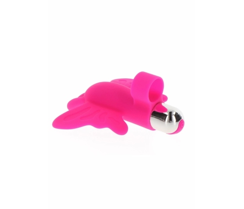 Butterfly Pleaser Rechargeable Mini Silicone Finger Massager 7 Modes