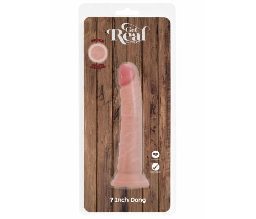 TOYJOY Get Real Deluxe Dual Density Dong TPE 17.5 cm, Supreme Vital Skin