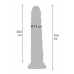 TOYJOY Get Real Deluxe Dual Density Dong TPE 25.5 cm - Flexible System